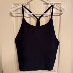 Old Navy Active Black Powersoft Tank with Built-in Bra